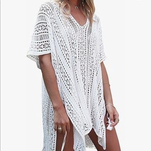 White Beach Bikini Bathing Suit Cover up